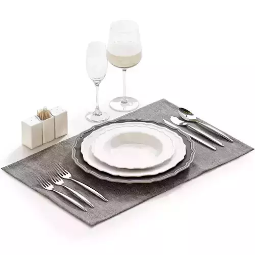 Table setting 21 3D model