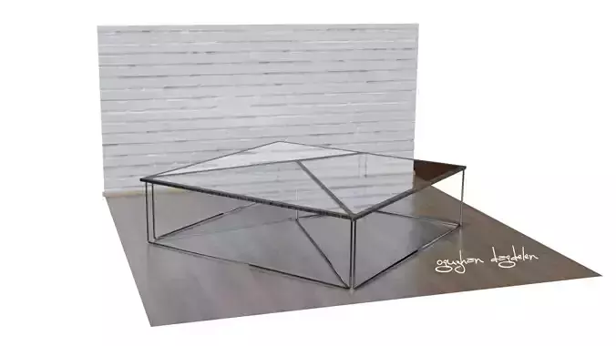 Modern Table Low-poly 3D model