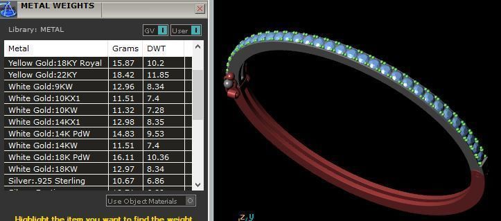 W I D E Bangle gold diamond bracelet 3D print model_3
