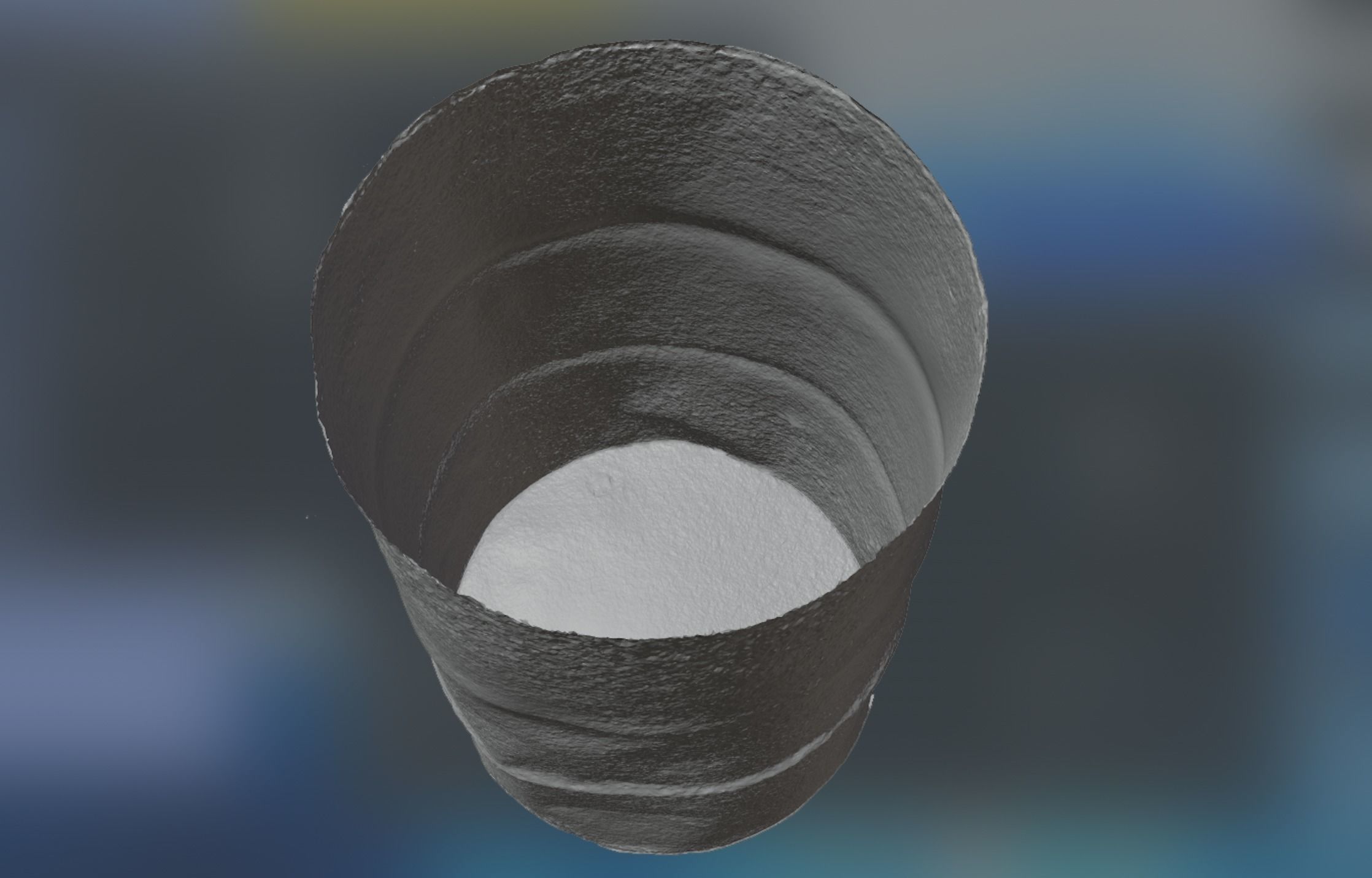 Rusty Old Oil Barrel 3D model_4