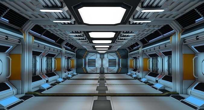 Sci Fi Corridor 3D model