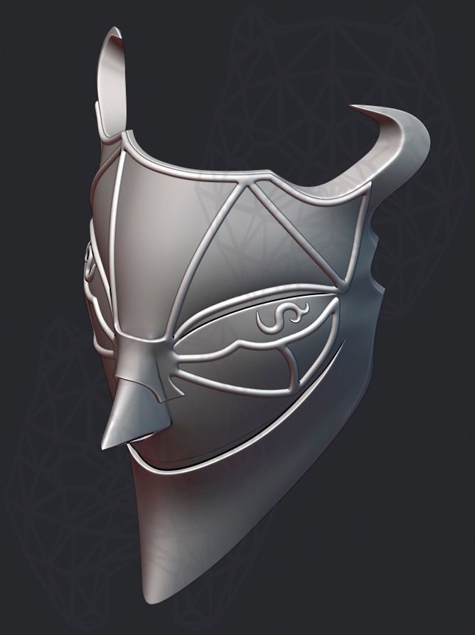 Demiurge Mask  3D print model_6
