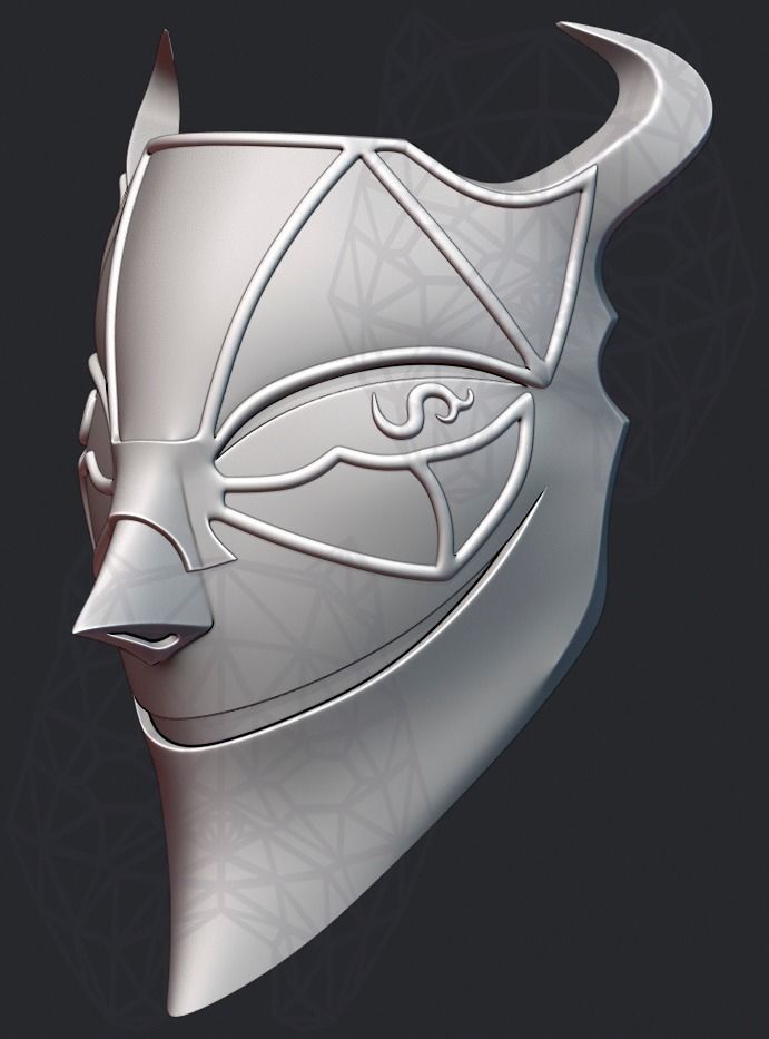 Demiurge Mask  3D print model_4