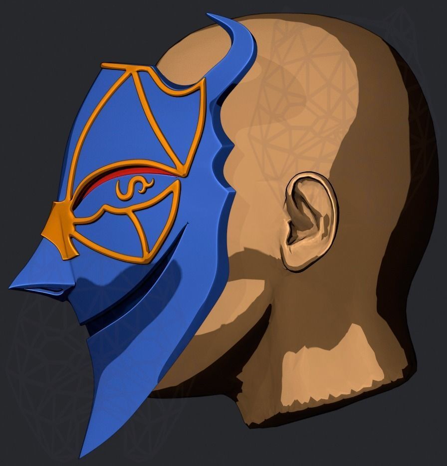 Demiurge Mask  3D print model_2