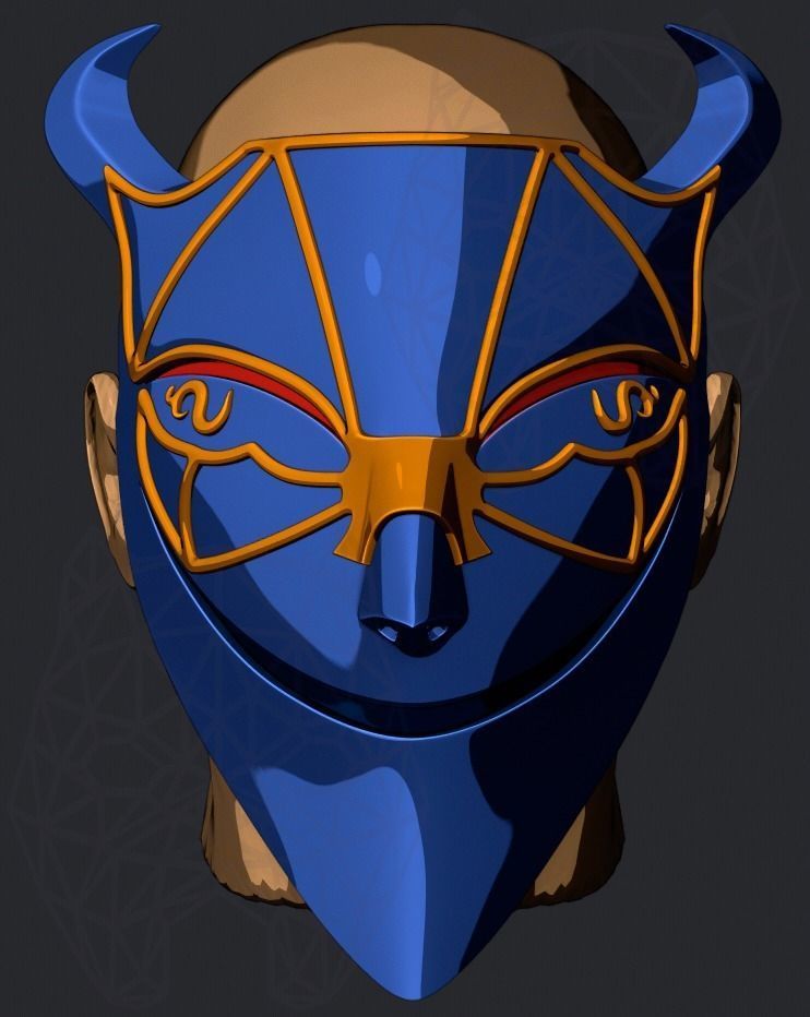 Demiurge Mask  3D print model_3