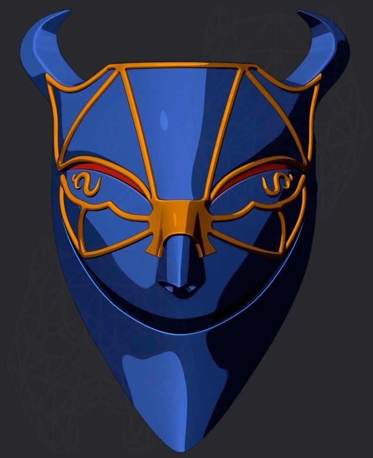 Demiurge Mask  3D print model_1