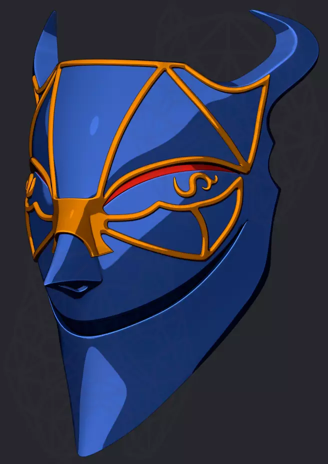Demiurge Mask  3D print model_0