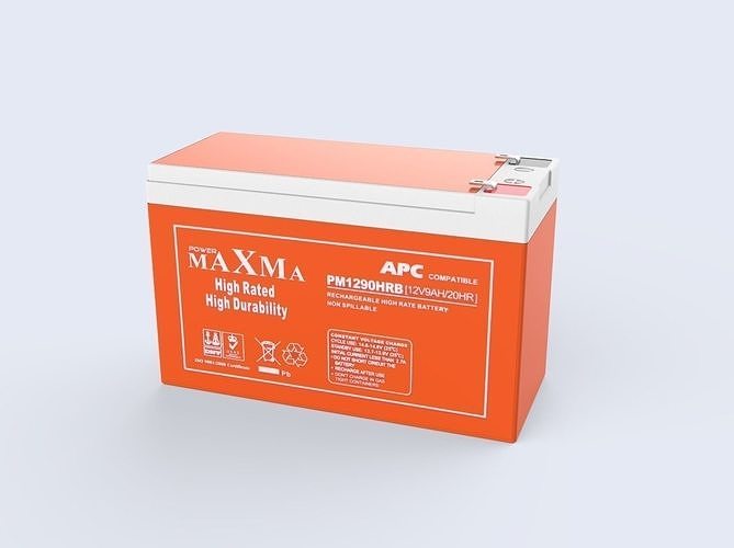 Battery Maxma Low-poly 3D model