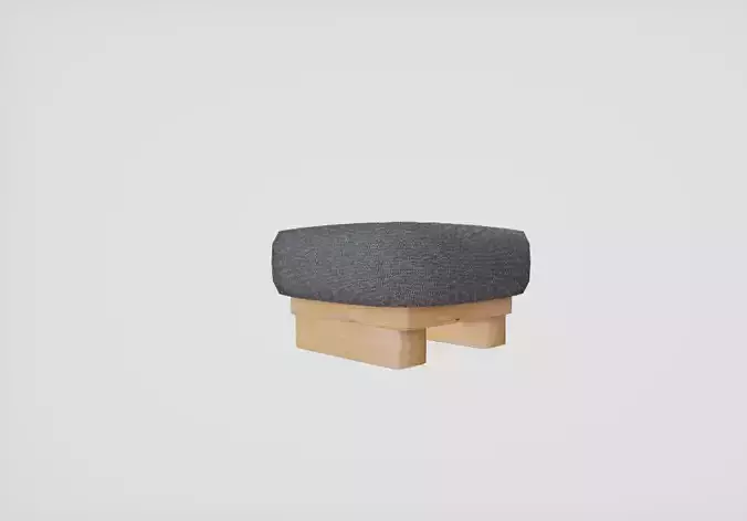 Small Lowpoly Chair PBR Low-poly 3D model