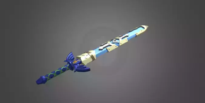 Master Sword and Sheath Free 3D model