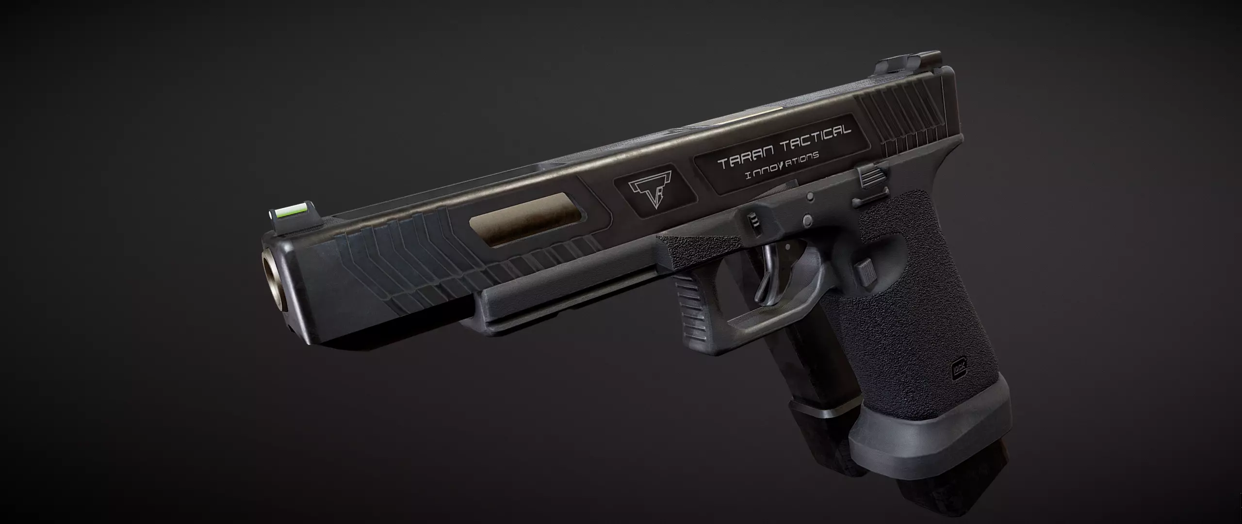 TTI Glock 17l Combat Master from John Wick Low-poly 3D model_0