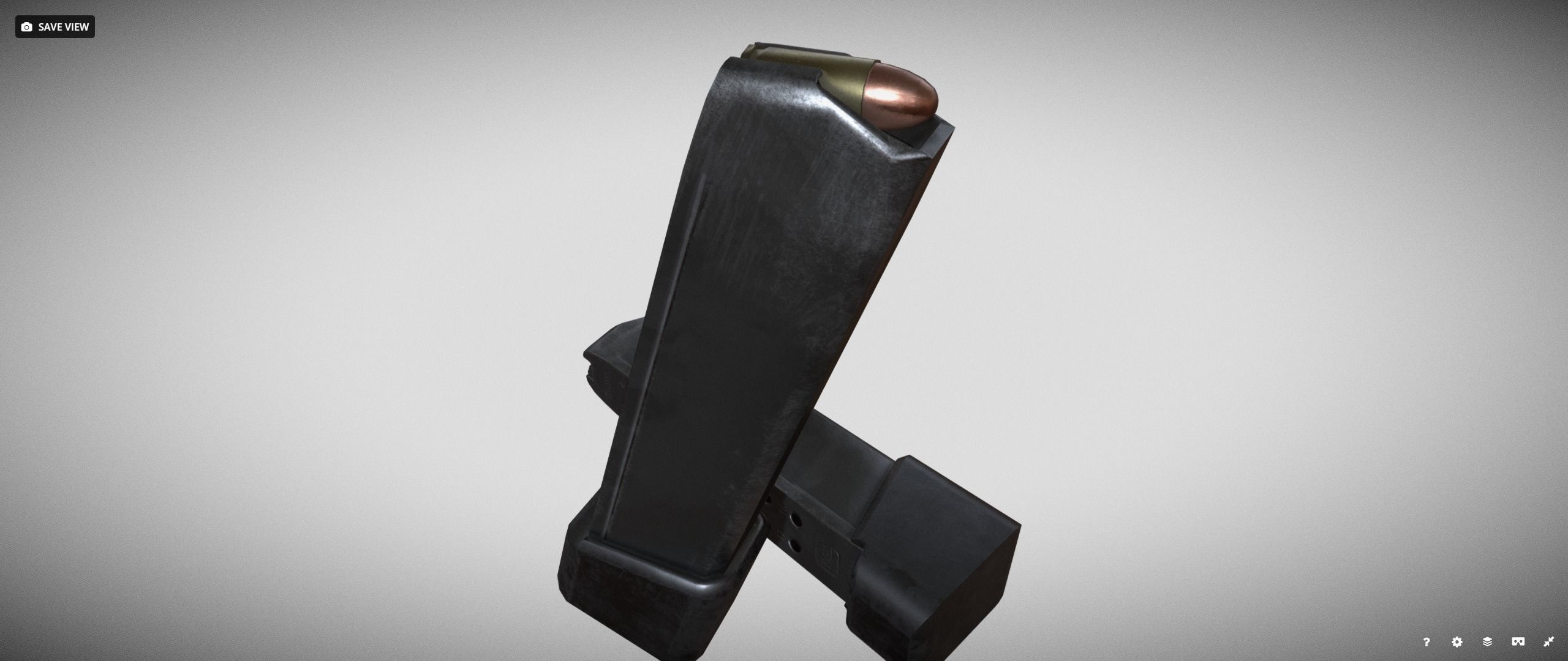 TTI Glock 17l Combat Master from John Wick Low-poly 3D model_13
