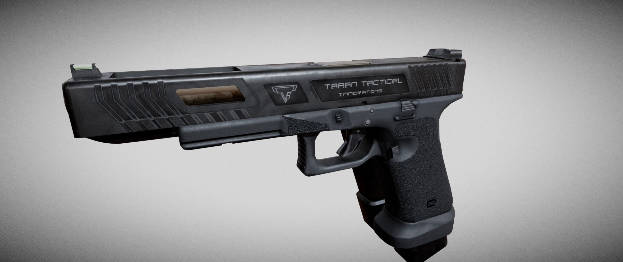 TTI Glock 17l Combat Master from John Wick Low-poly 3D model_2