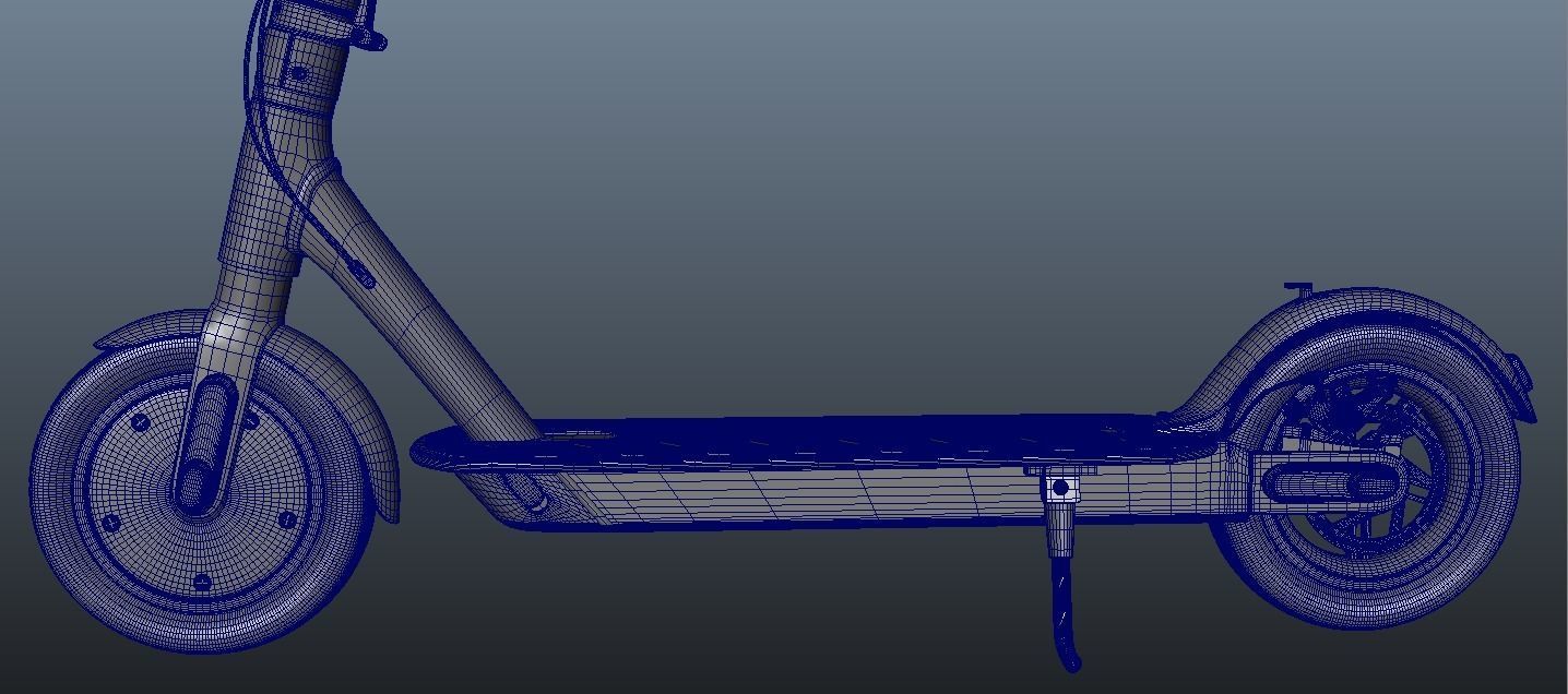 Electric Scooter 3D model_3