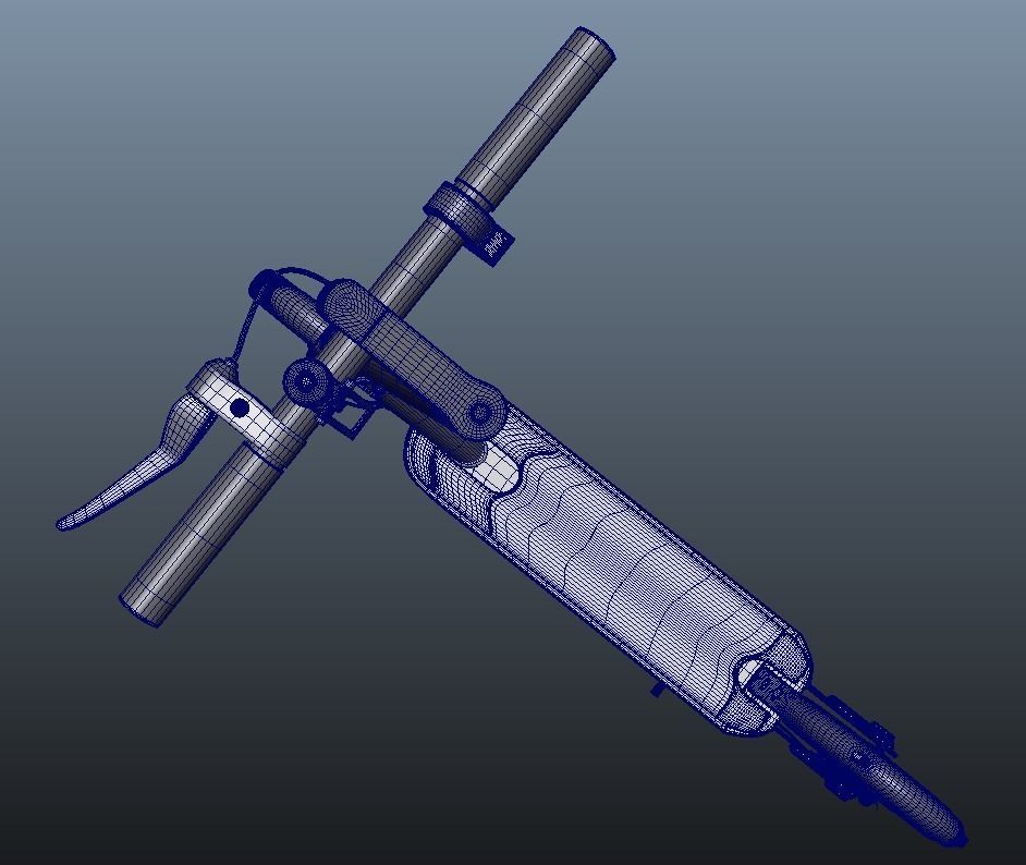 Electric Scooter 3D model_5