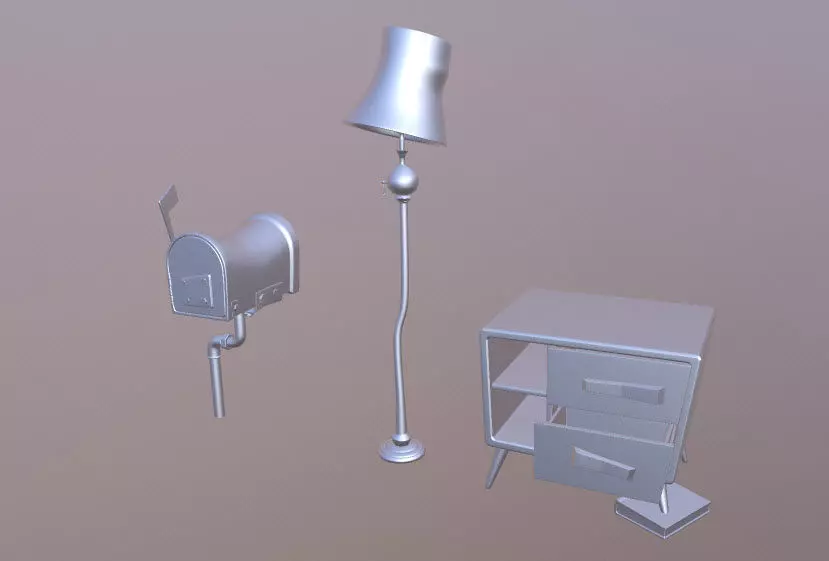Furniture Cartoon 3D print model