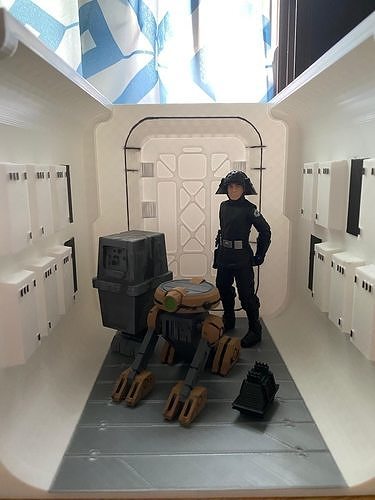 TANTIVE IV DIORAMA CORRIDOR STAR WARS 1 12 SCALE 3D print model