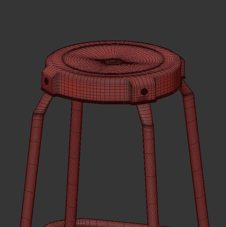 NORDEN GATELEG table and Chairs 3D model_5