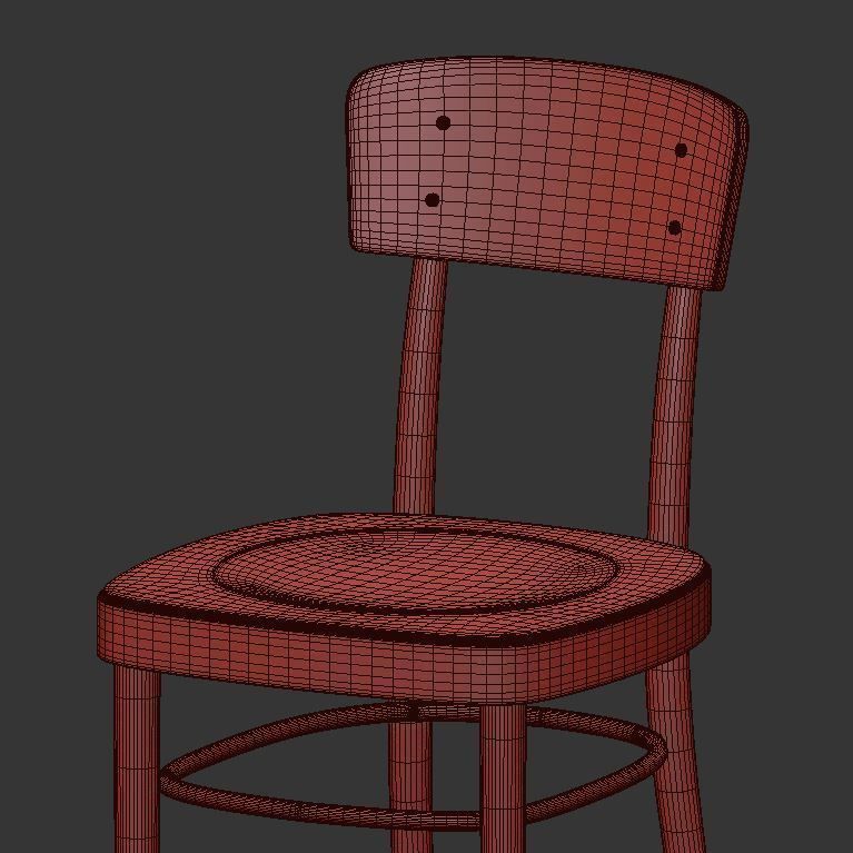 NORDEN GATELEG table and Chairs 3D model_4
