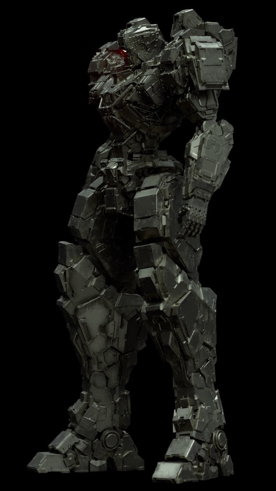 Enceladus Free low-poly 3D model_6