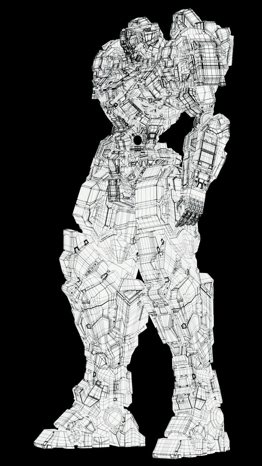 Enceladus Free low-poly 3D model_16