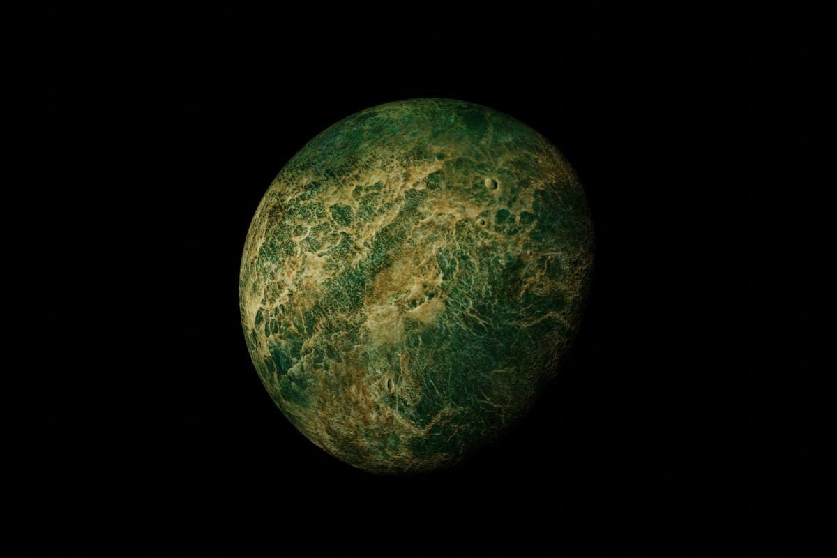 Alien Moon Planet Sci-Fi Fantasy 3D model_1