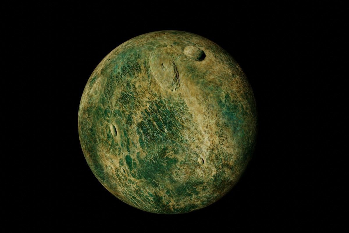 Alien Moon Planet Sci-Fi Fantasy 3D model_4