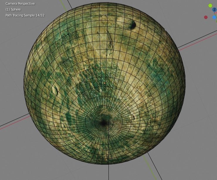 Alien Moon Planet Sci-Fi Fantasy 3D model_5