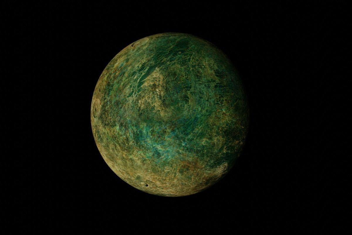 Alien Moon Planet Sci-Fi Fantasy 3D model_3