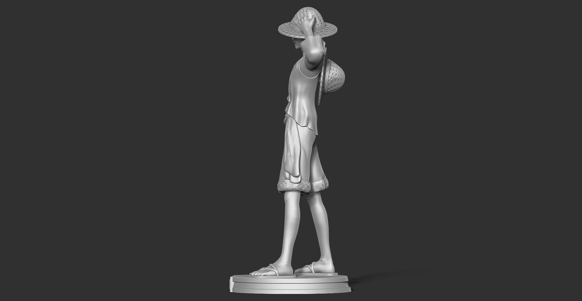 Luffy - One Piece Fan art 3D print model_16