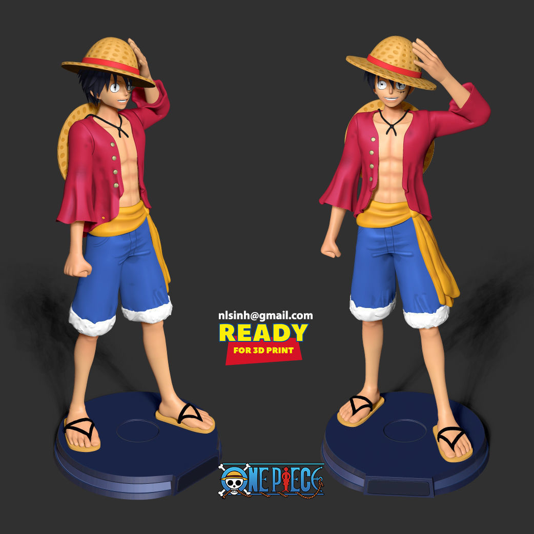 Luffy - One Piece Fan art 3D print model_7
