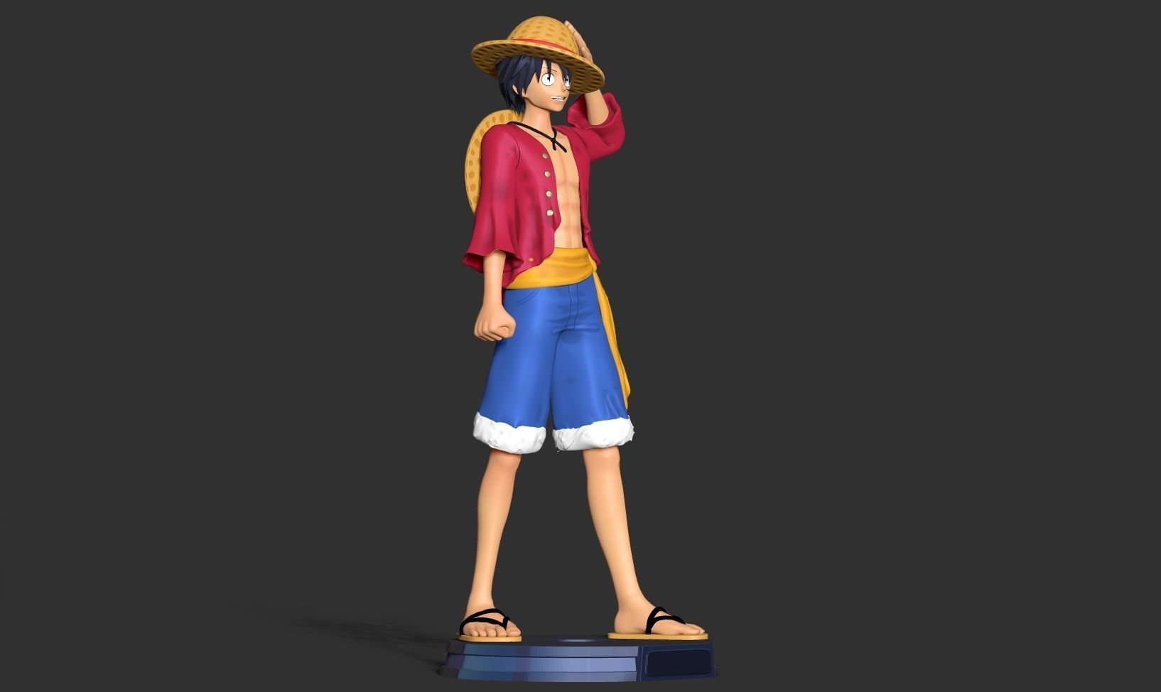 Luffy - One Piece Fan art 3D print model_17
