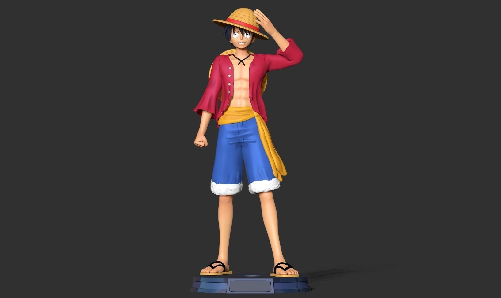 Luffy - One Piece Fan art 3D print model_12