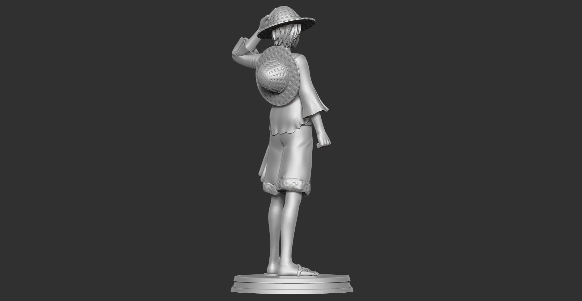 Luffy - One Piece Fan art 3D print model_11