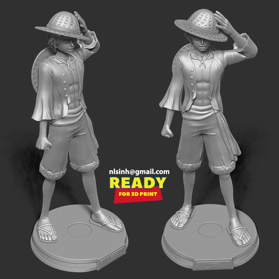Luffy - One Piece Fan art 3D print model_8