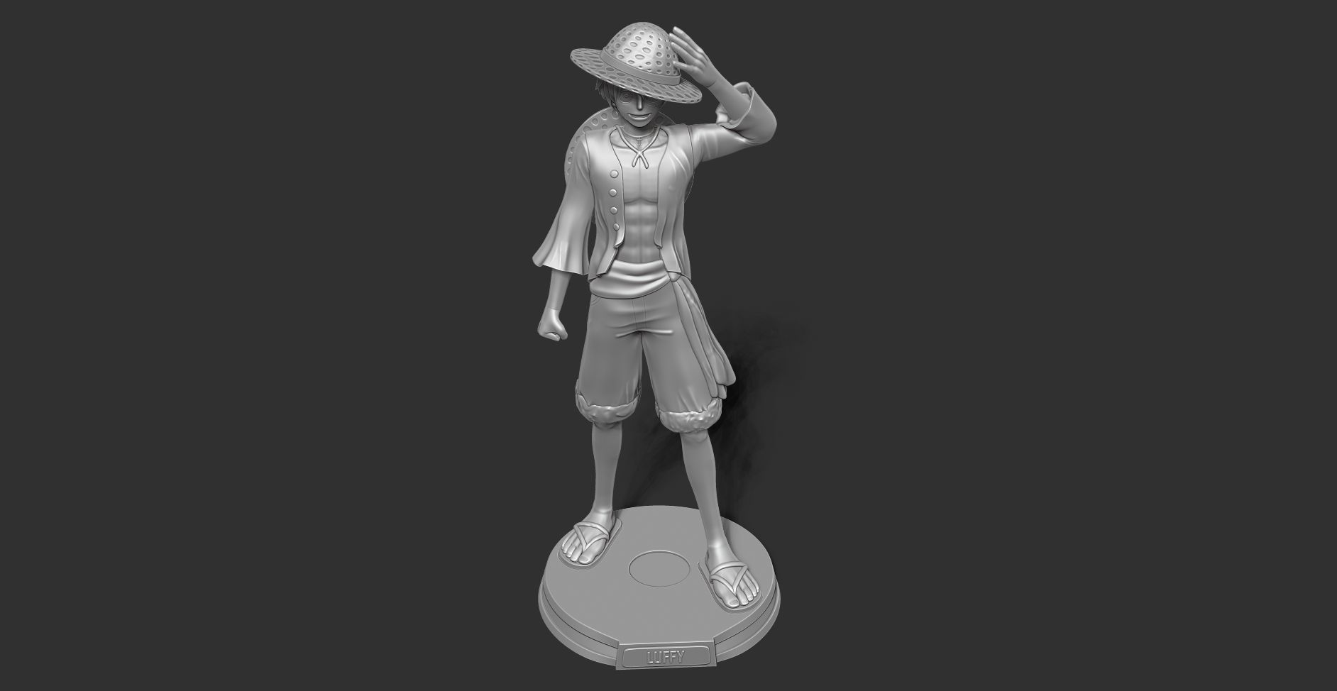Luffy - One Piece Fan art 3D print model_22