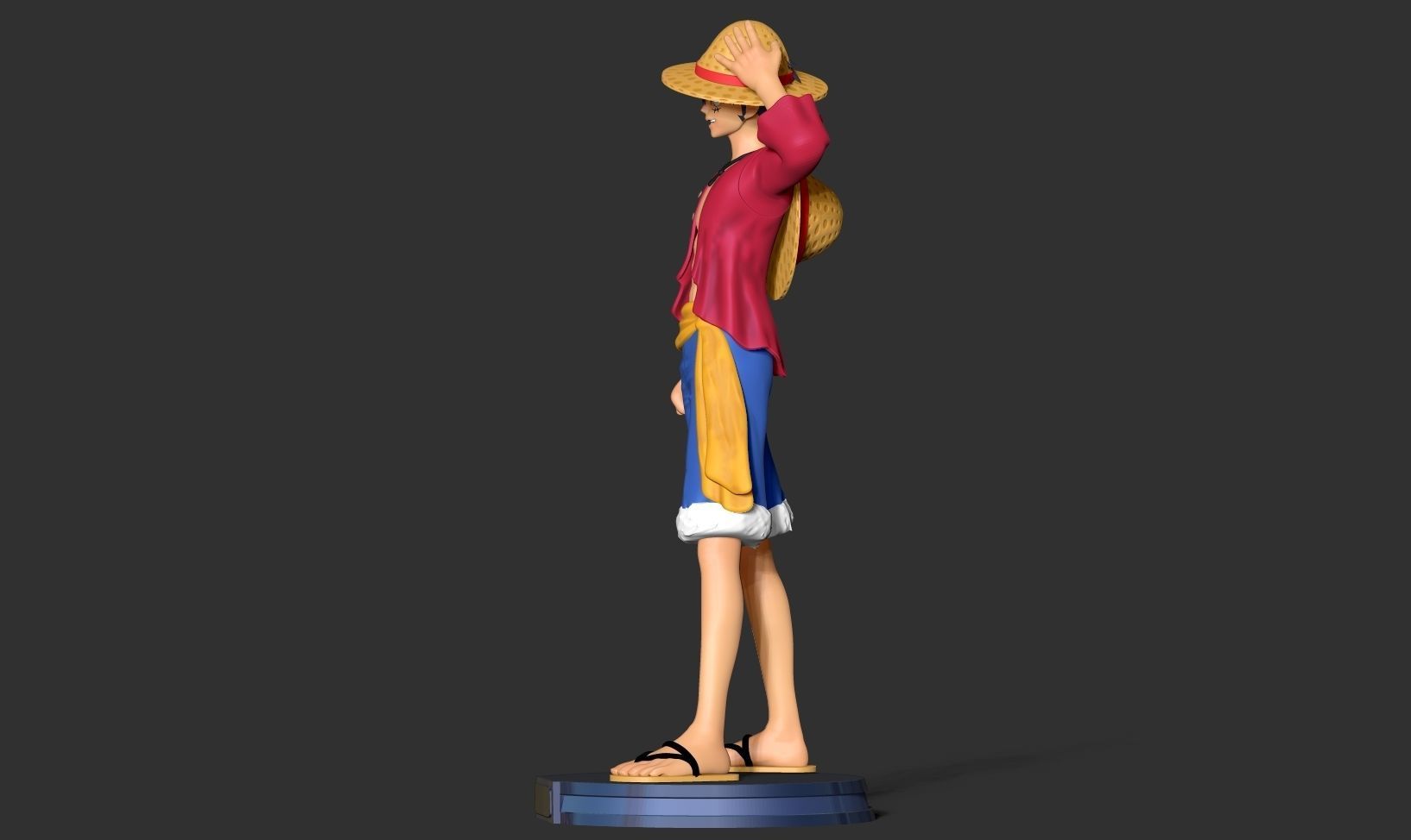 Luffy - One Piece Fan art 3D print model_15