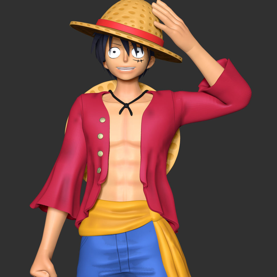 Luffy - One Piece Fan art 3D print model_5