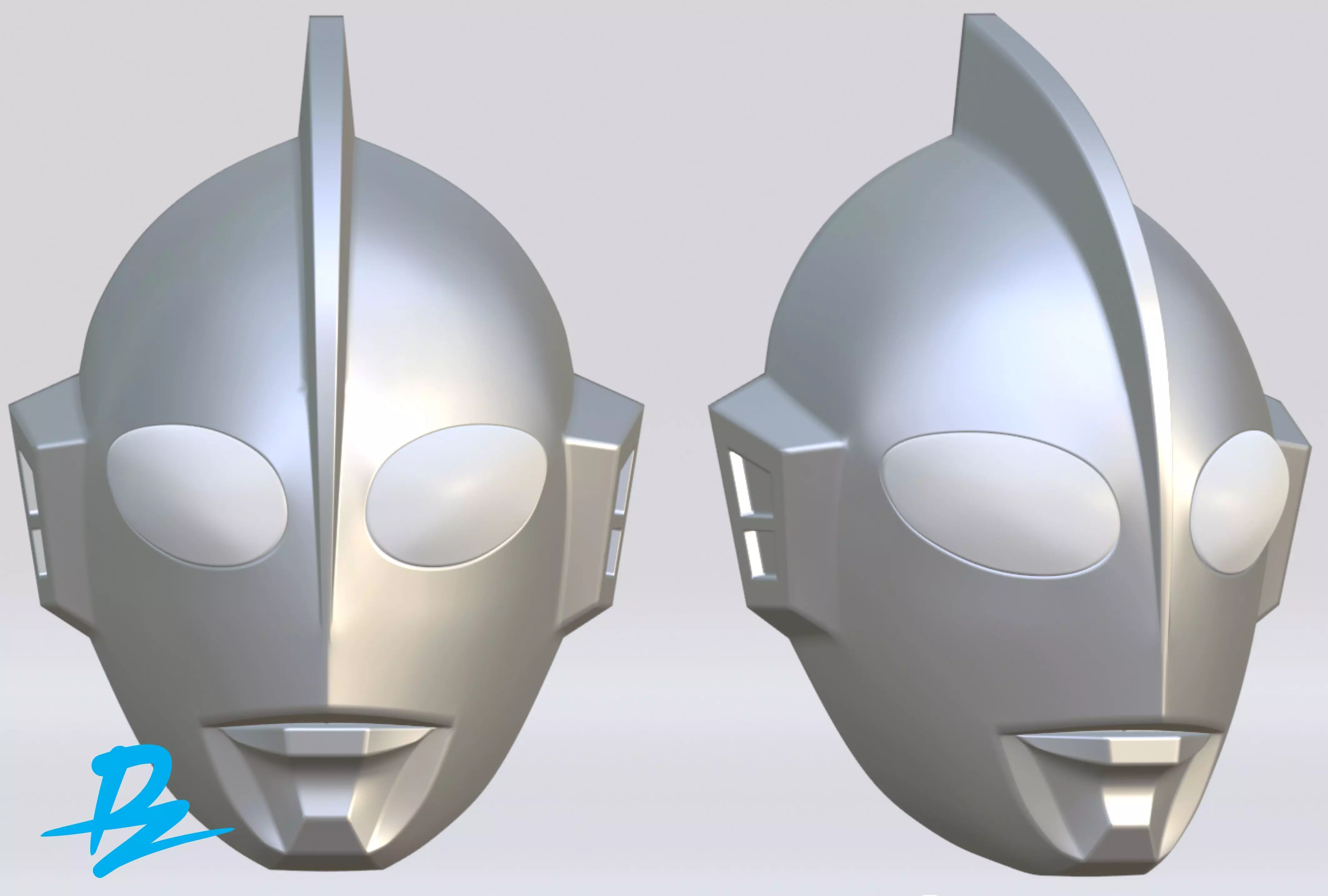 Mask Ultraman 3D print model_0