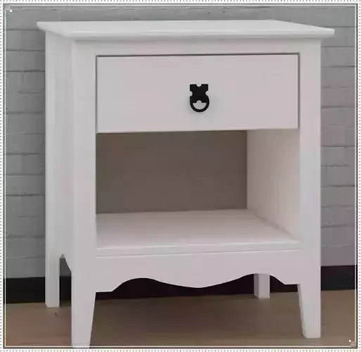 NightStand 1 Drawers Line Antarctica