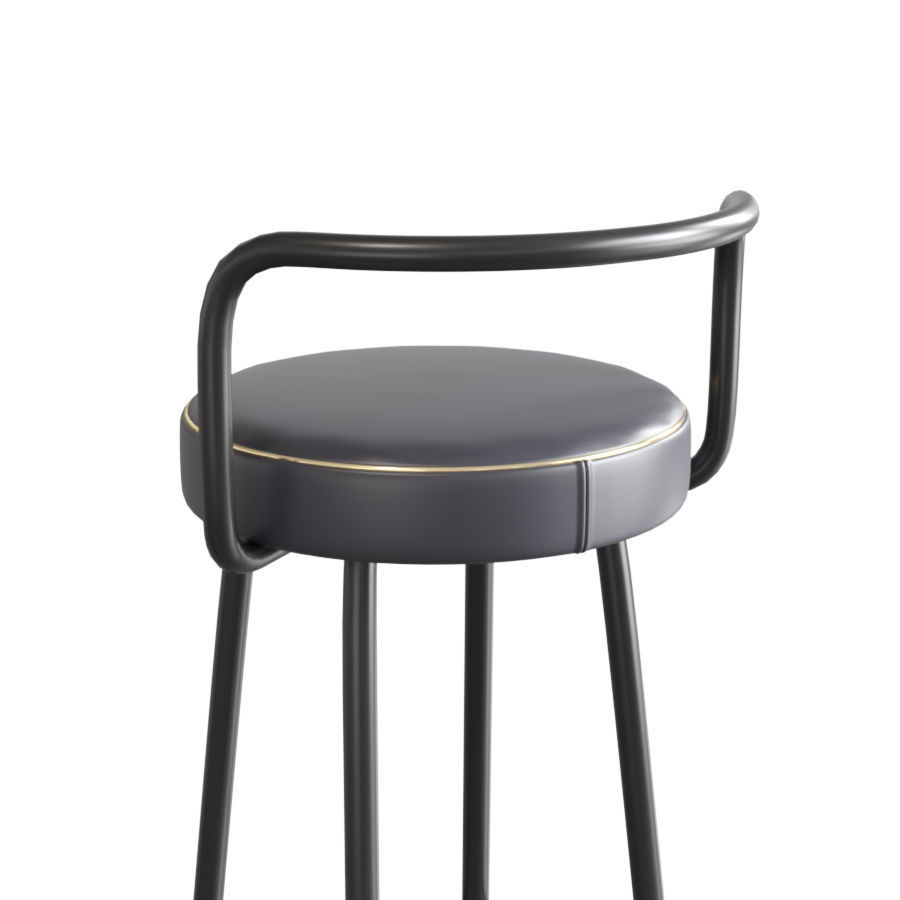 THE CONTRACT CHAIR - BLOCK-B-A BARSTOOL - 3D model_5