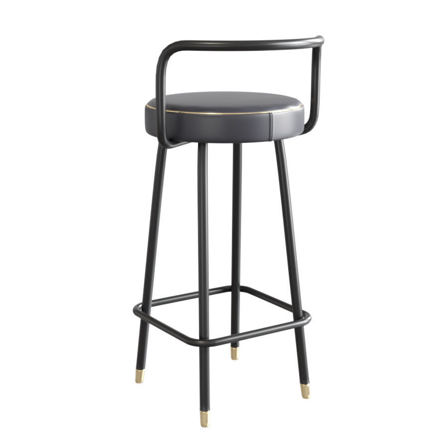 THE CONTRACT CHAIR - BLOCK-B-A BARSTOOL - 3D model_6