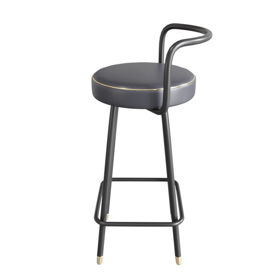 THE CONTRACT CHAIR - BLOCK-B-A BARSTOOL - 3D model_7