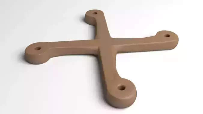 Boomerang 5 cross made of plastic