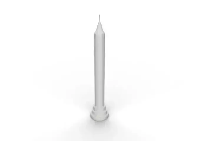 candle 3d model for 3d printing 