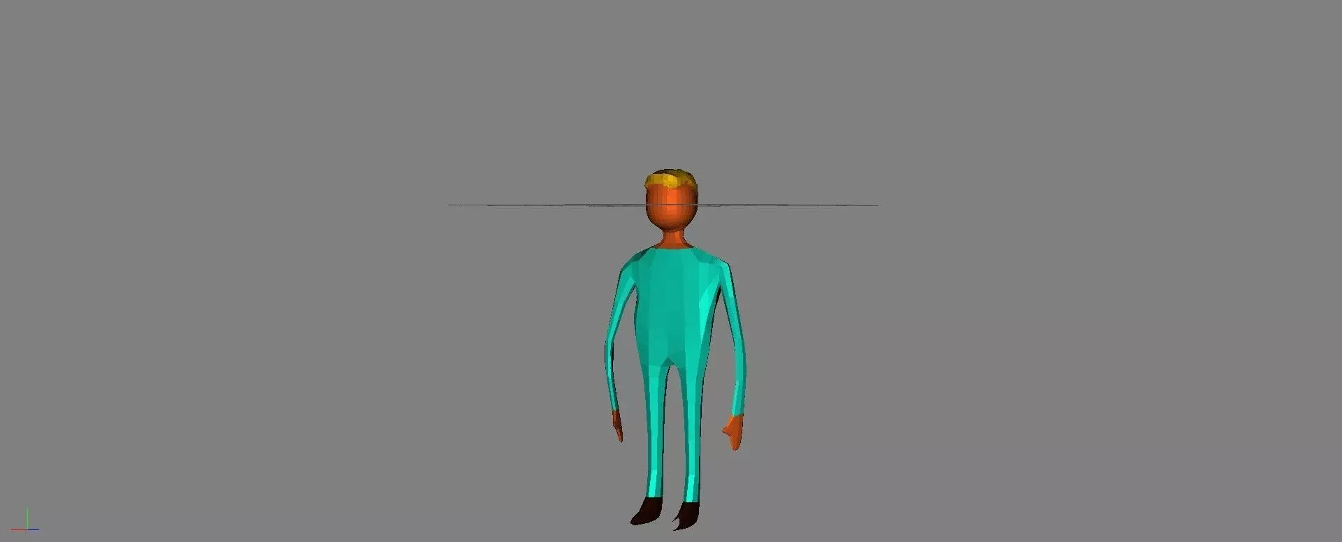 3D BASIC Character Low-poly 3D model