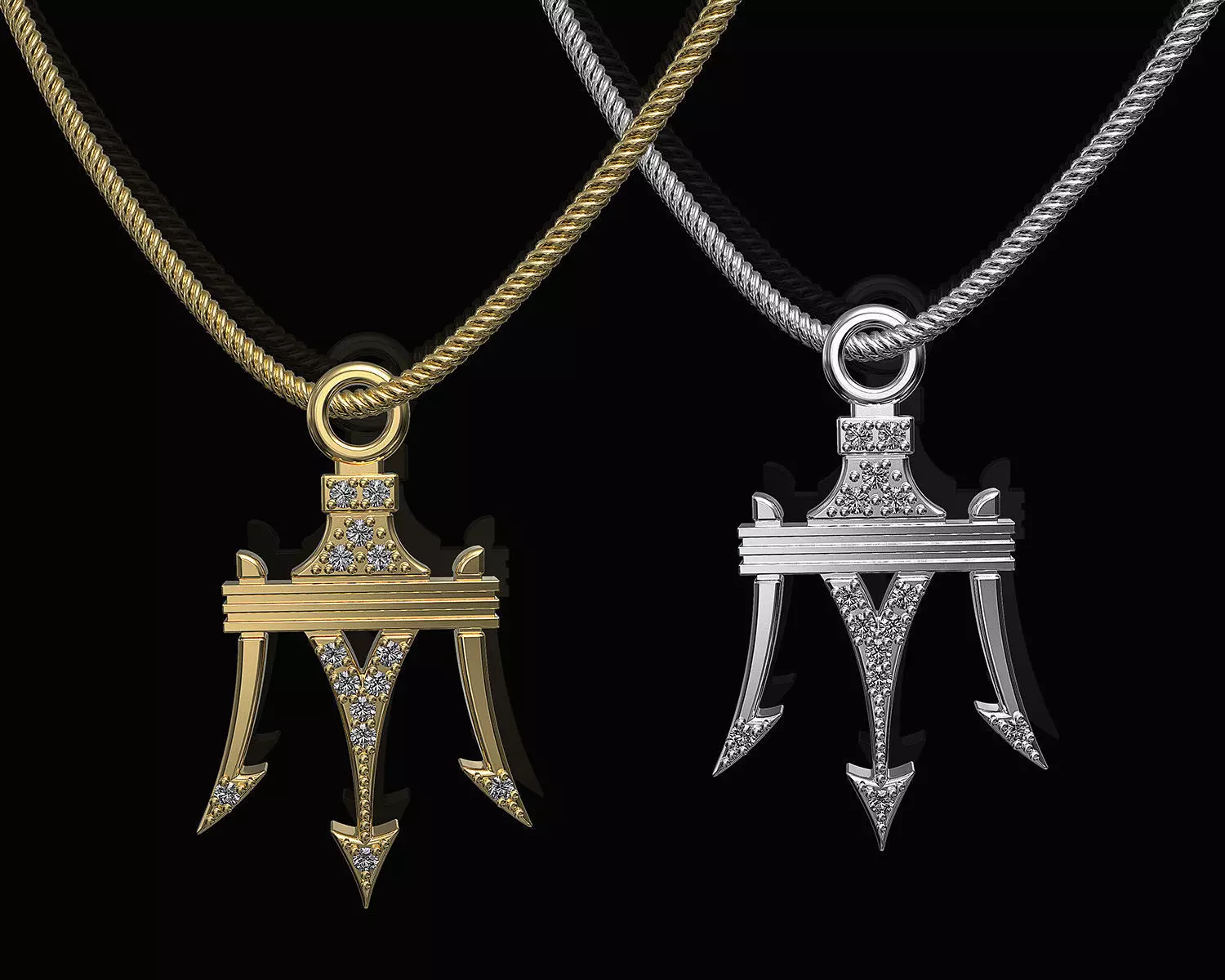 Poseidon Pendant 3D print model