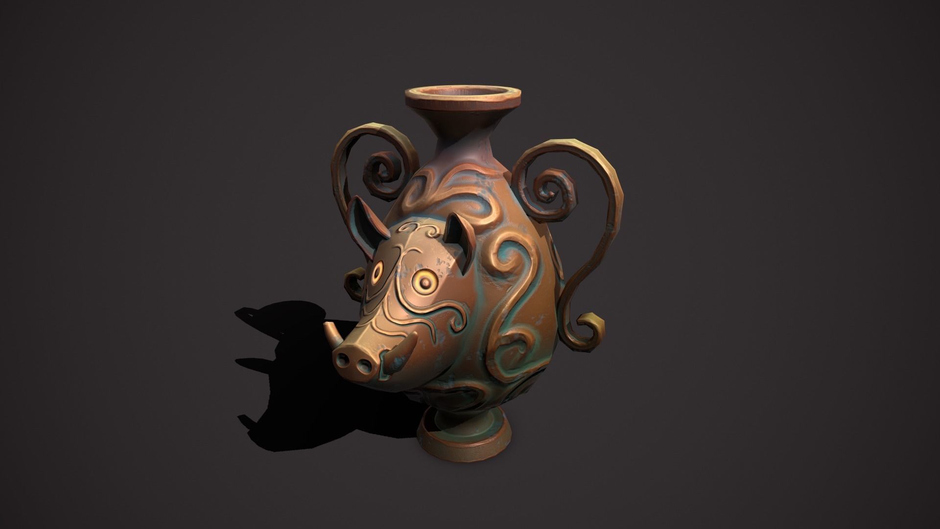 fantasy props Low-poly 3D model_7