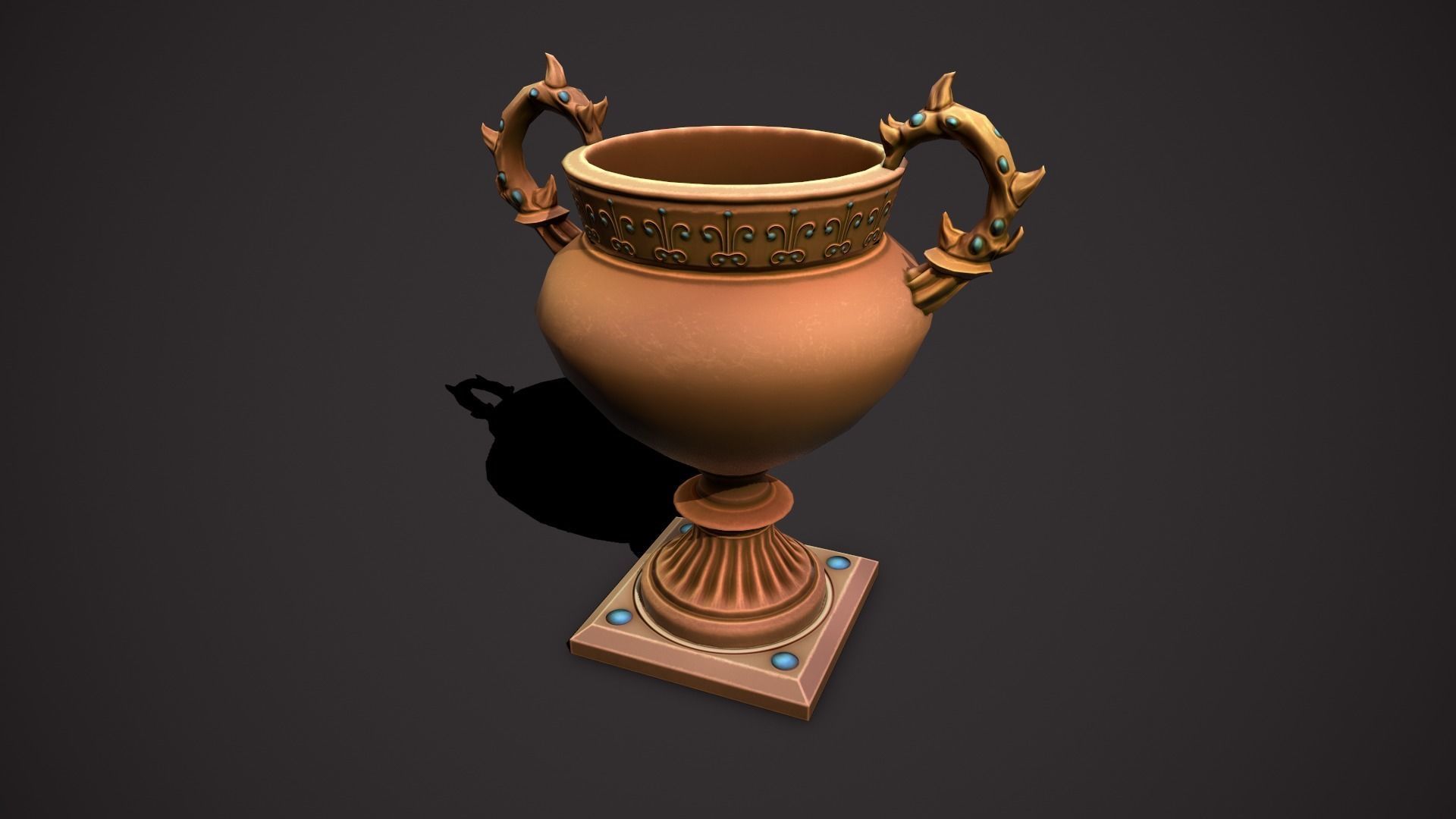 fantasy props Low-poly 3D model_10