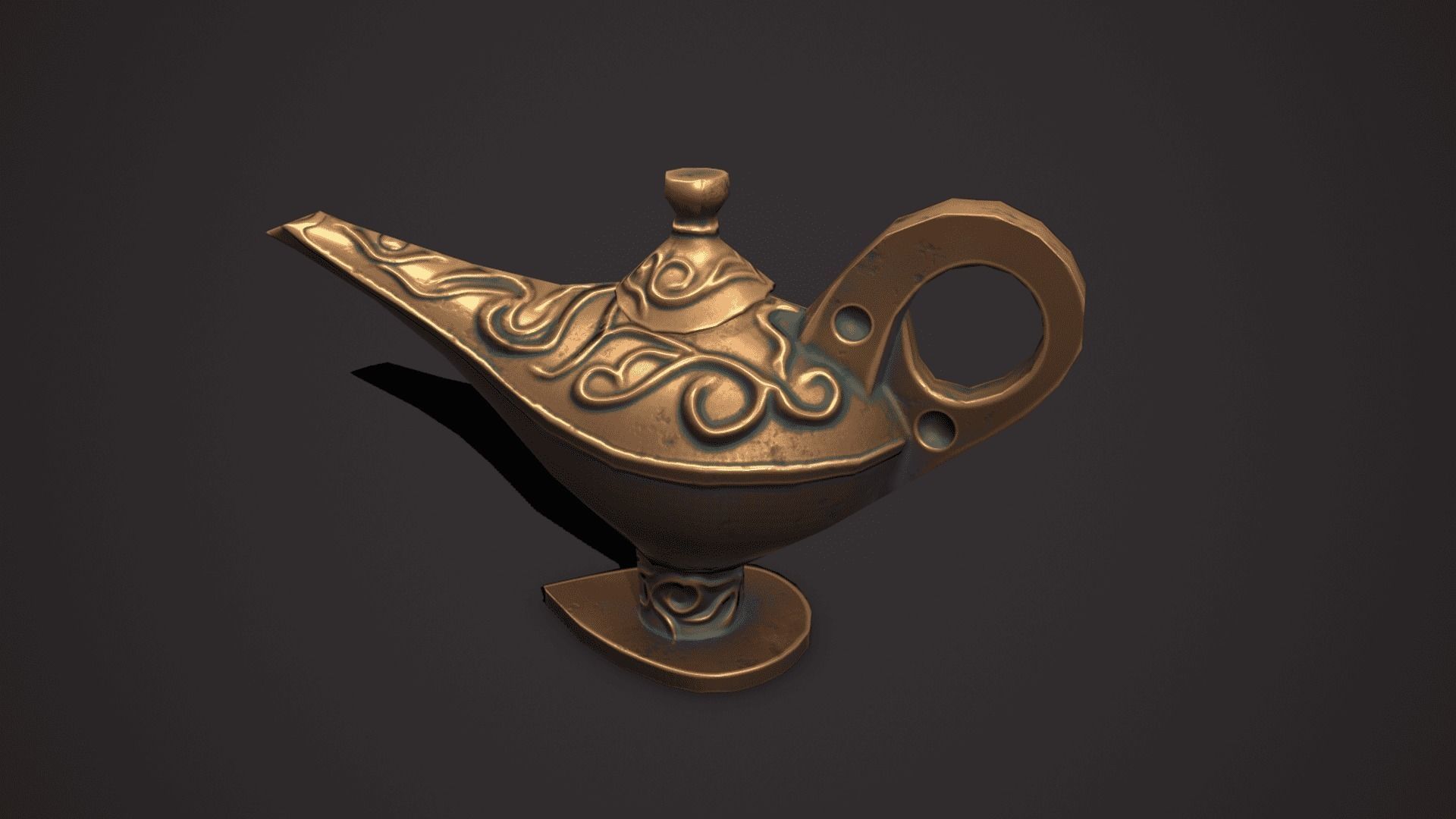 fantasy props Low-poly 3D model_22